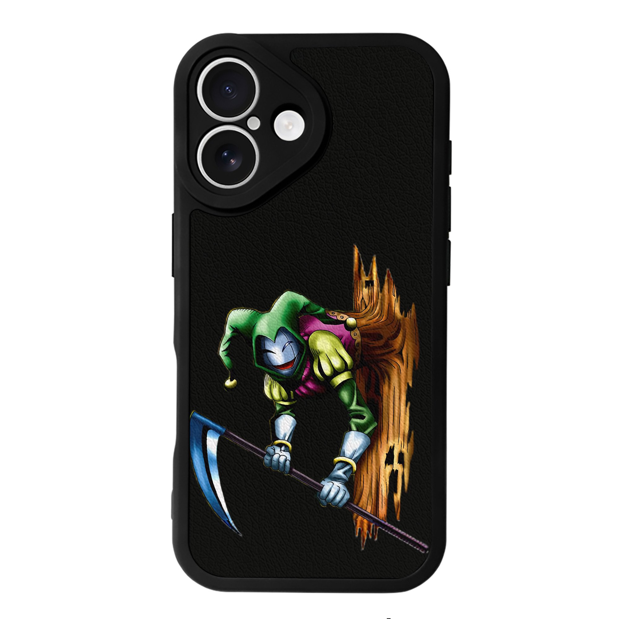 （画像用） 遊☆戯☆王 Yu-Gi-Oh! 【iPhone 16シリーズ対応】シリコンスマホケース（レザー調） 材質：シリコン